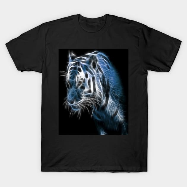 Digital tiger T-Shirt by jan666